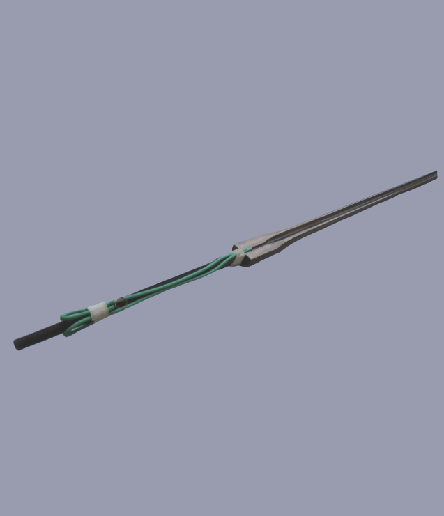 AF Gold Electric Epee Blade (Wired) - Fencing Sword for Competitive Training & Tournaments - Perfect for Olympic Style Fencing Practice