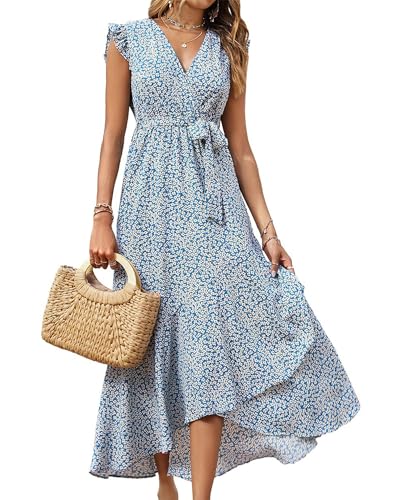 Floral Print Blue