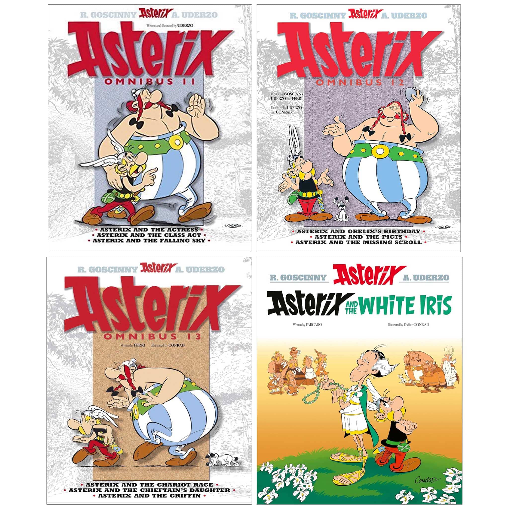 Asterix Omnibus Vol. 11-13 (Books 31-40) - 3-in-1 Graphic Novel Collection by Goscinny & Uderzo | 4-Book Set for Kids Ages 6-11 | Paperback Edition | Perfect for Young Readers, Gifts & Classroom Libraries