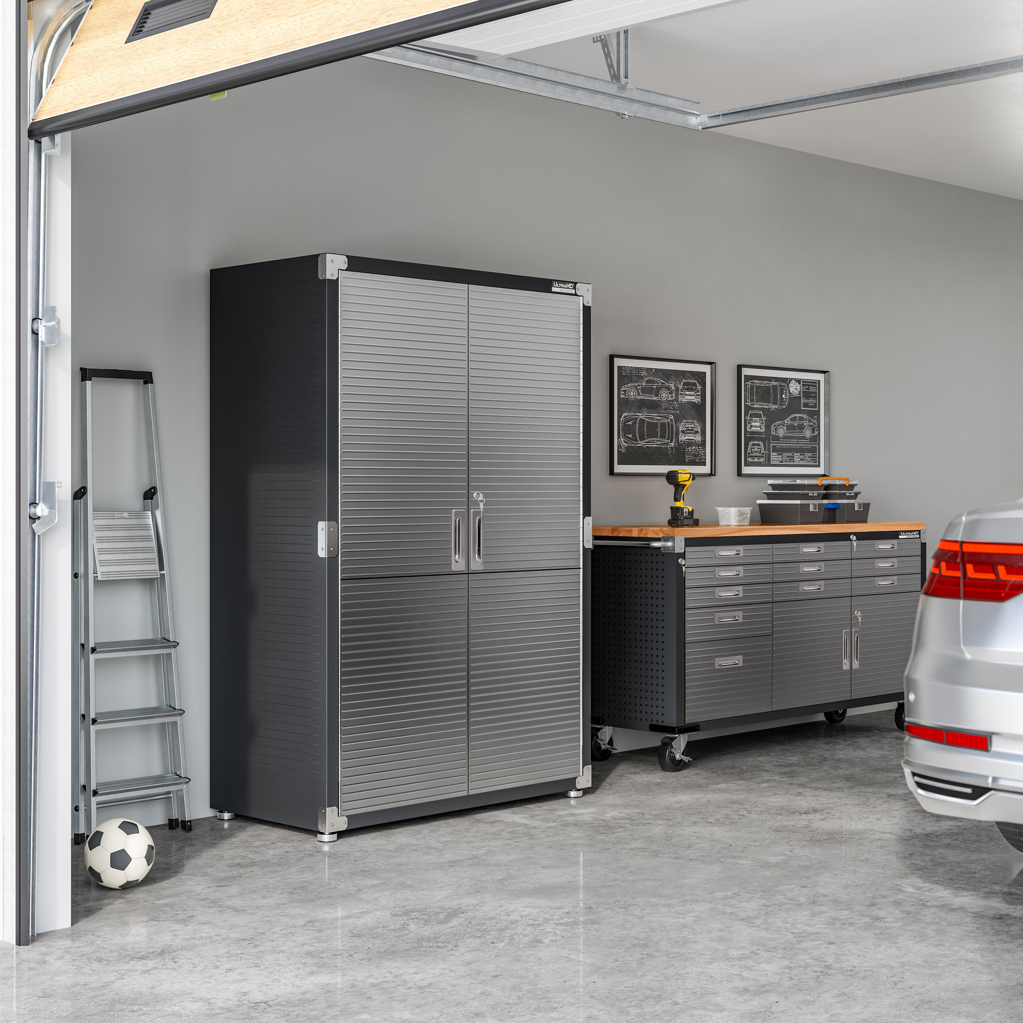 UltraHD® 11-Drawer Rolling Workbench with Locking Wheels - Heavy Duty Mobile Tool Cabinet for Garage, Workshop & DIY Projects - Perfect for Mechanics, Craftsmen & Home Improvement