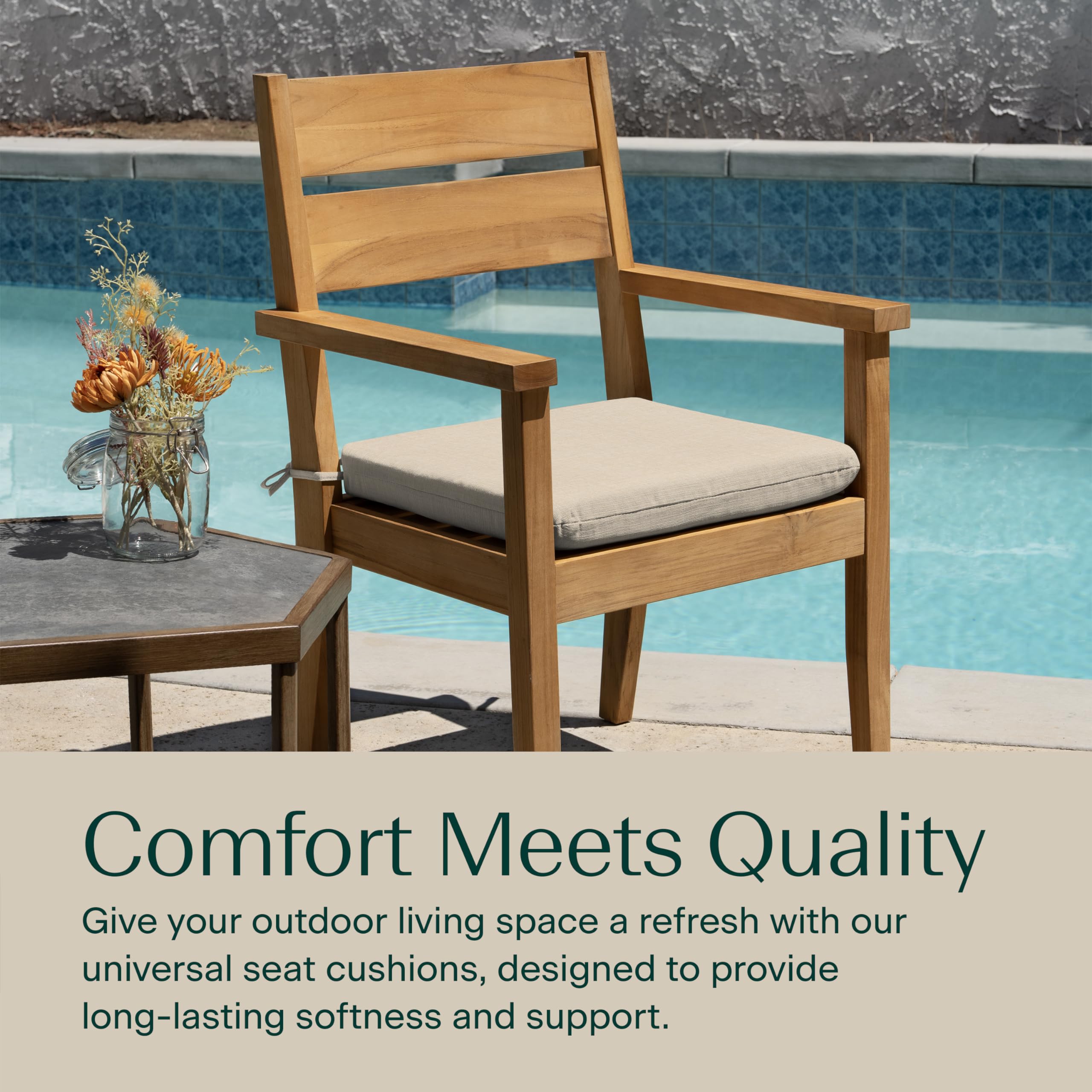 Premium Honeycomb Outdoor Universal Seat Cushion Set - 18