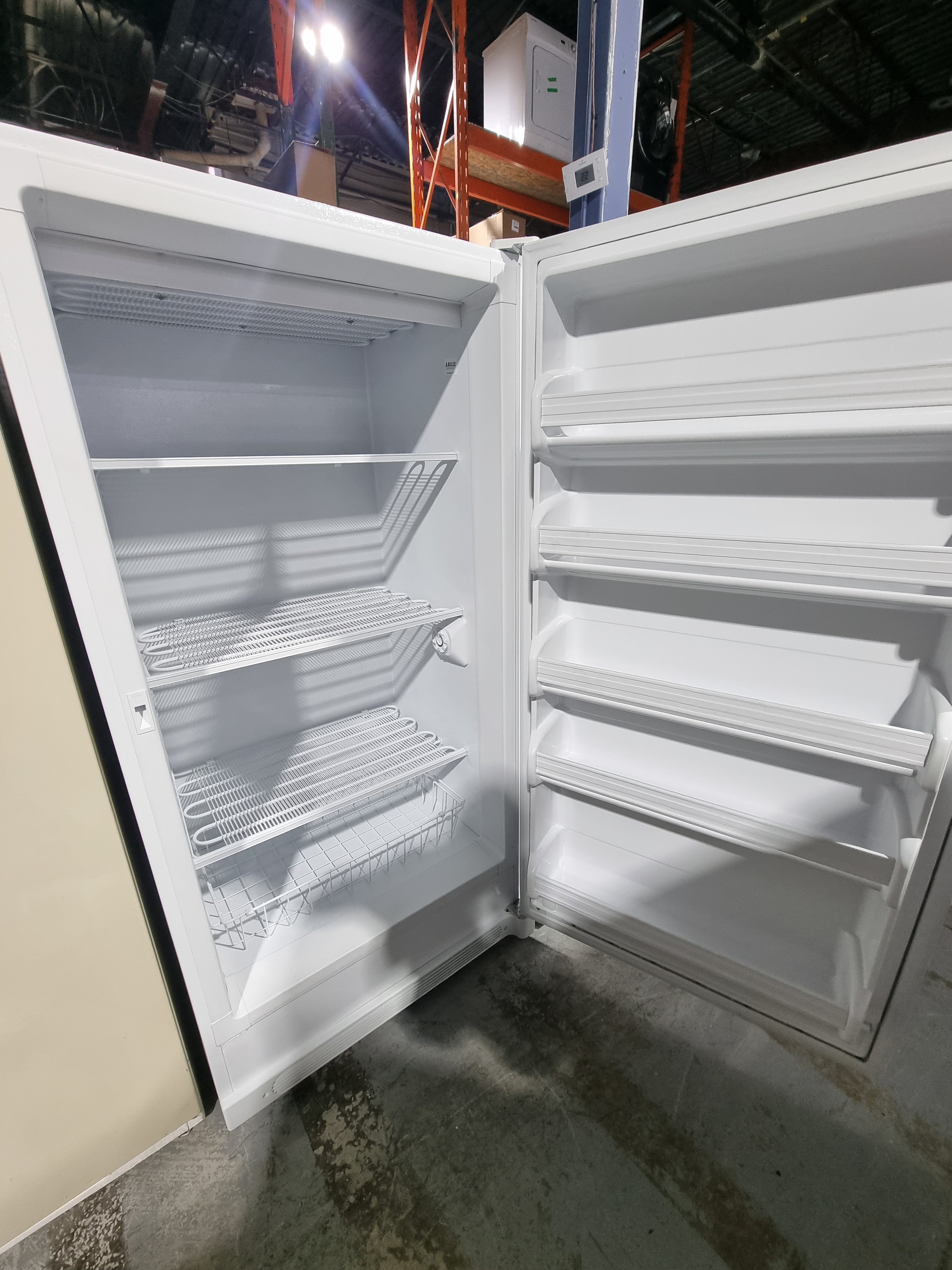 17 cu ft Upright Freezer - FFU1724DW1 by Frigidaire | Energy Efficient, Frost-Free Design | Perfect for Home, Garage, or Basement Storage