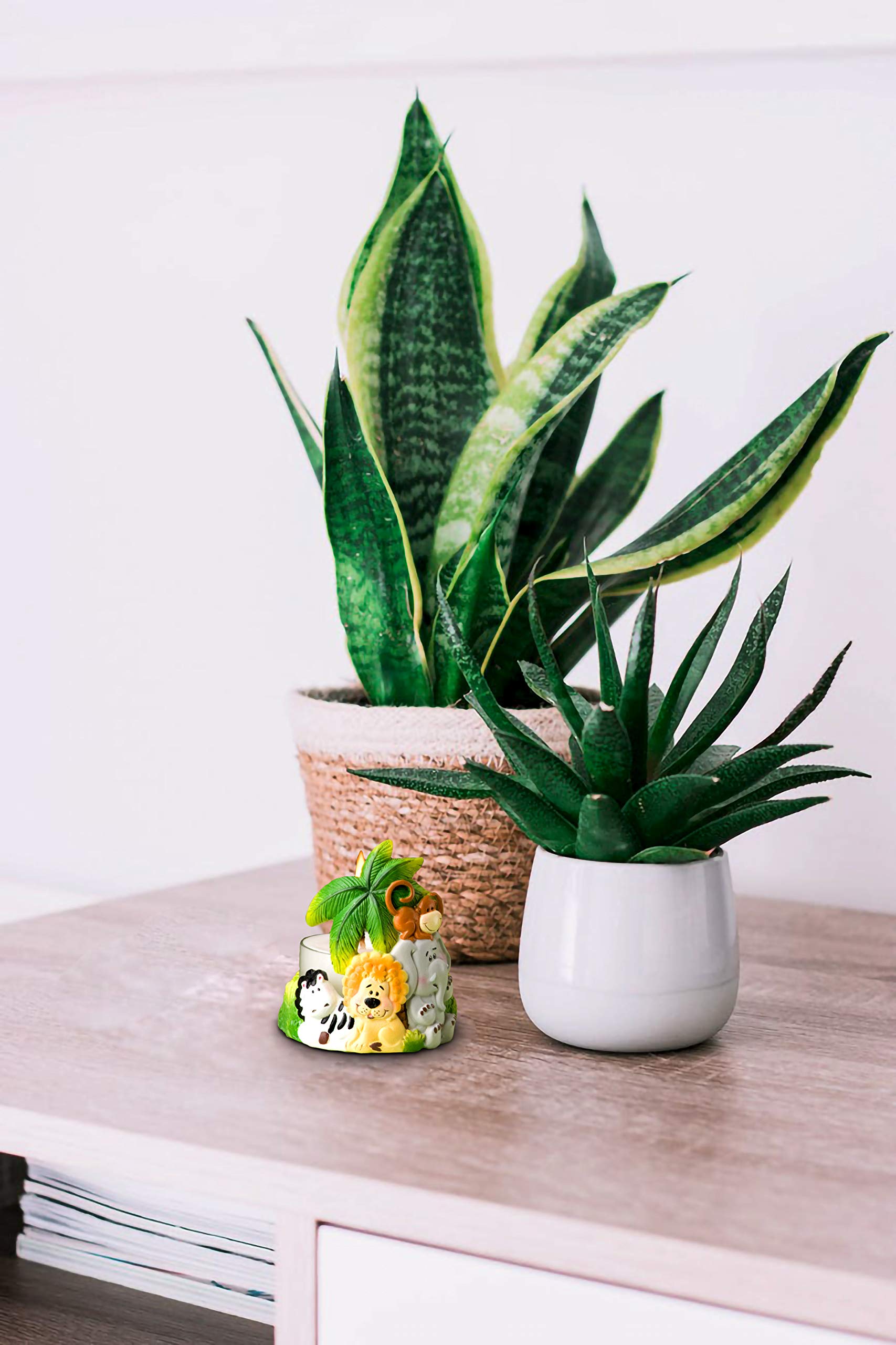 FASHIONCRAFT Jungle Critters Candle Holders Set of 36 - Animal Themed Votive Candle Holders with Candles Included - Perfect for Birthday Parties, Baby Showers, Jungle Theme Decorations & Wedding Favors - Ideal for Home Decor, Table Centerpieces and Special Events