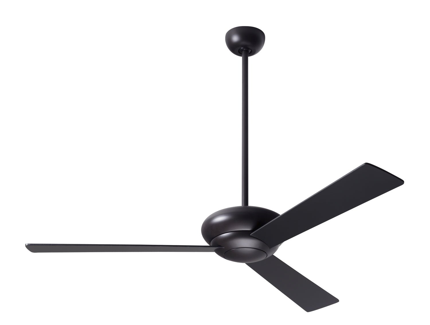 Modern Fan Co Alt Db 42 Bk Nl 005 - 42 Inch Black Ceiling Fan with Remote Control & LED Light - Perfect for Living Room, Bedroom, and Outdoor Patio