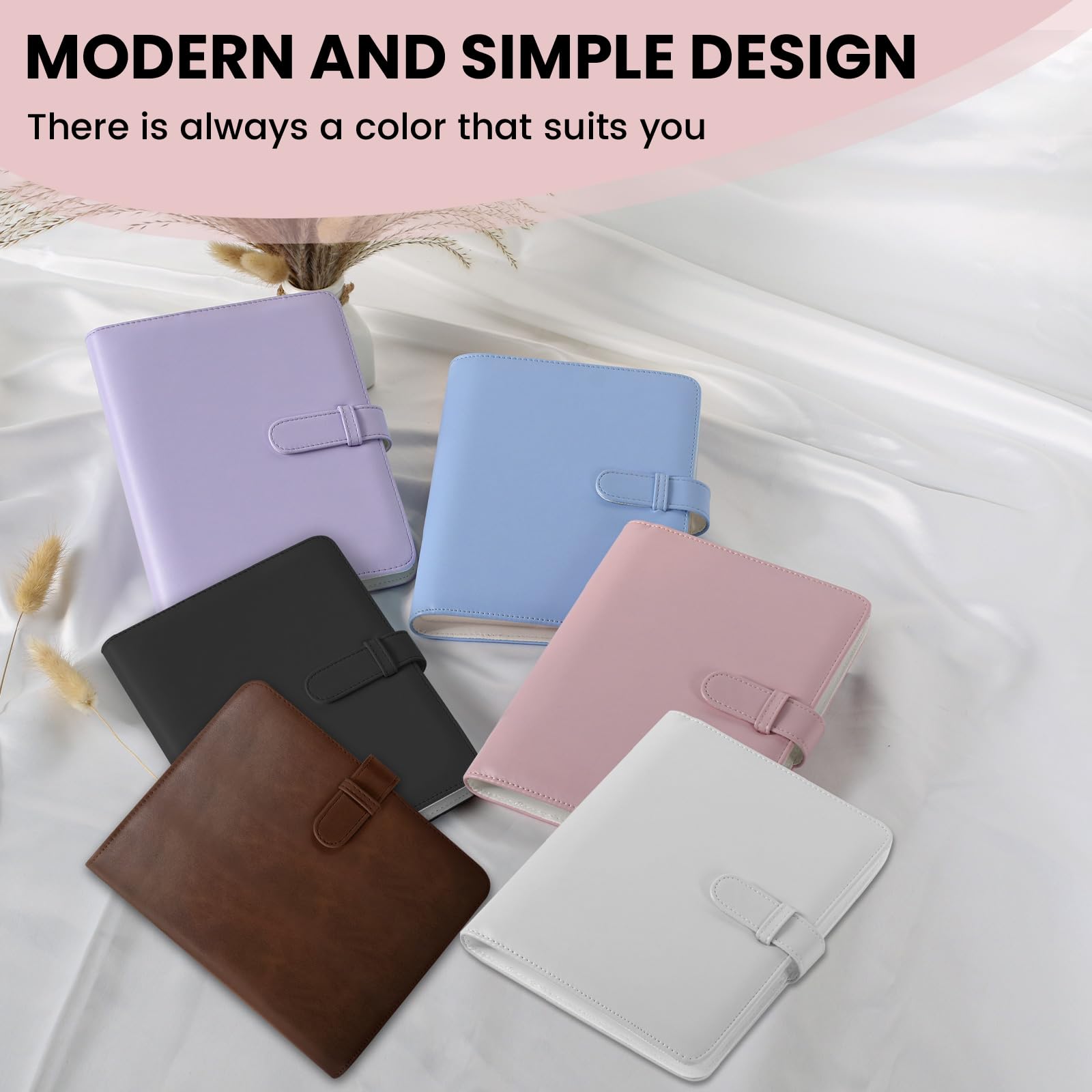 DUNSOO 256-Pocket Photo Album for Instax Mini & Polaroid Photos - Holds Fujifilm, Polaroid & Kodak Zinc Prints (95x63mm) - Perfect for Wedding, Travel & Family Memory Scrapbooking (Brown)