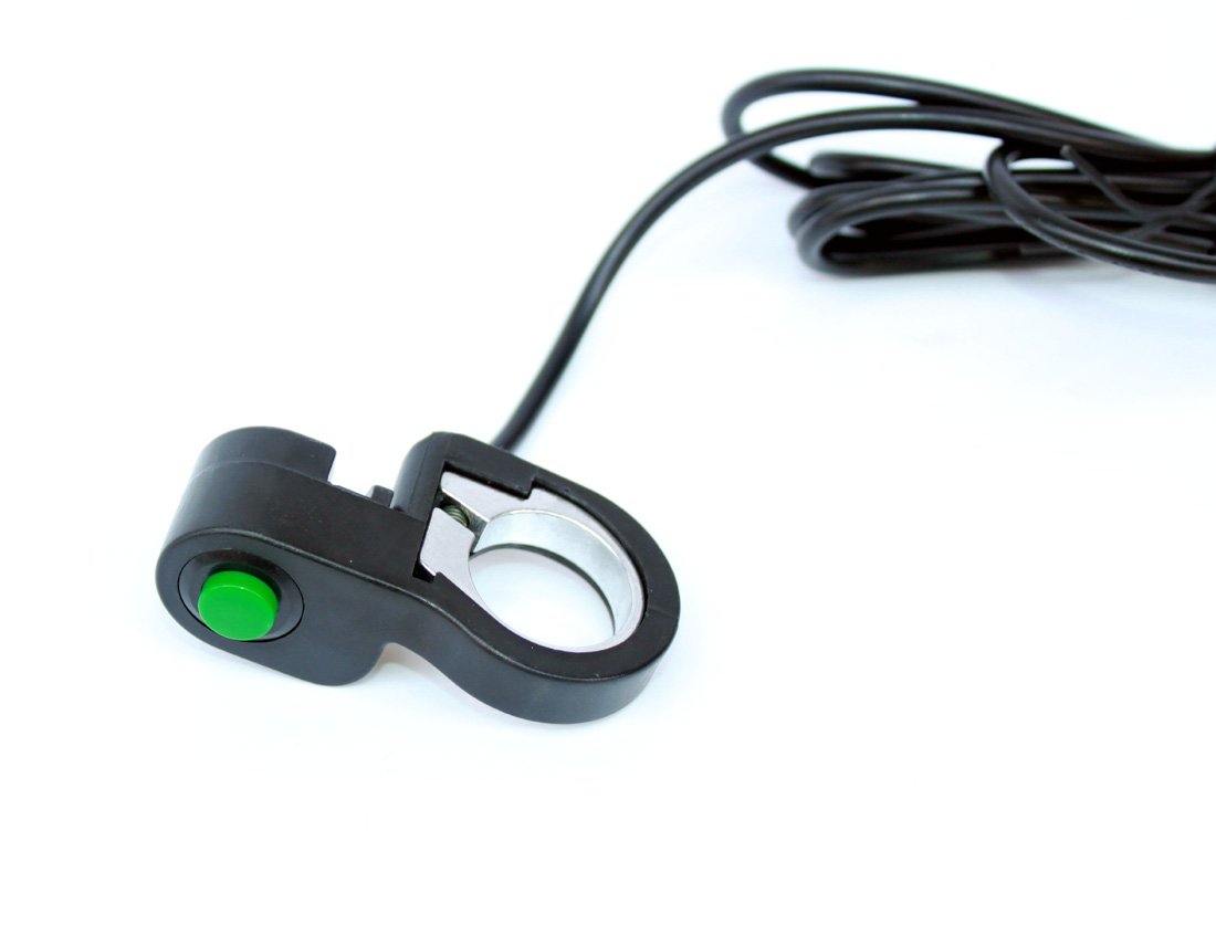 L-faster Electric Bike Dual Horn Switch - Wuxing Multifunction Button for E-Bike & Scooter - Cruise Control, Brake Button - Perfect for Commuting & Urban Riding