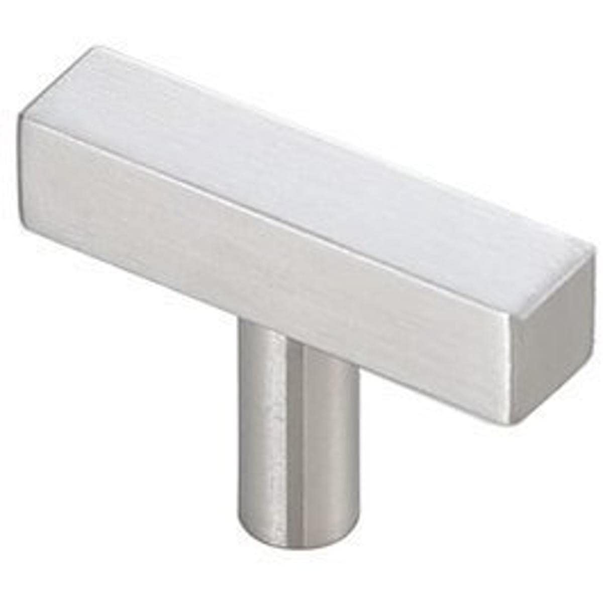 Modern Zinc Alloy Dior T Bar Pulls - Nickel Finish (10-Pack) for Cabinets & Drawers