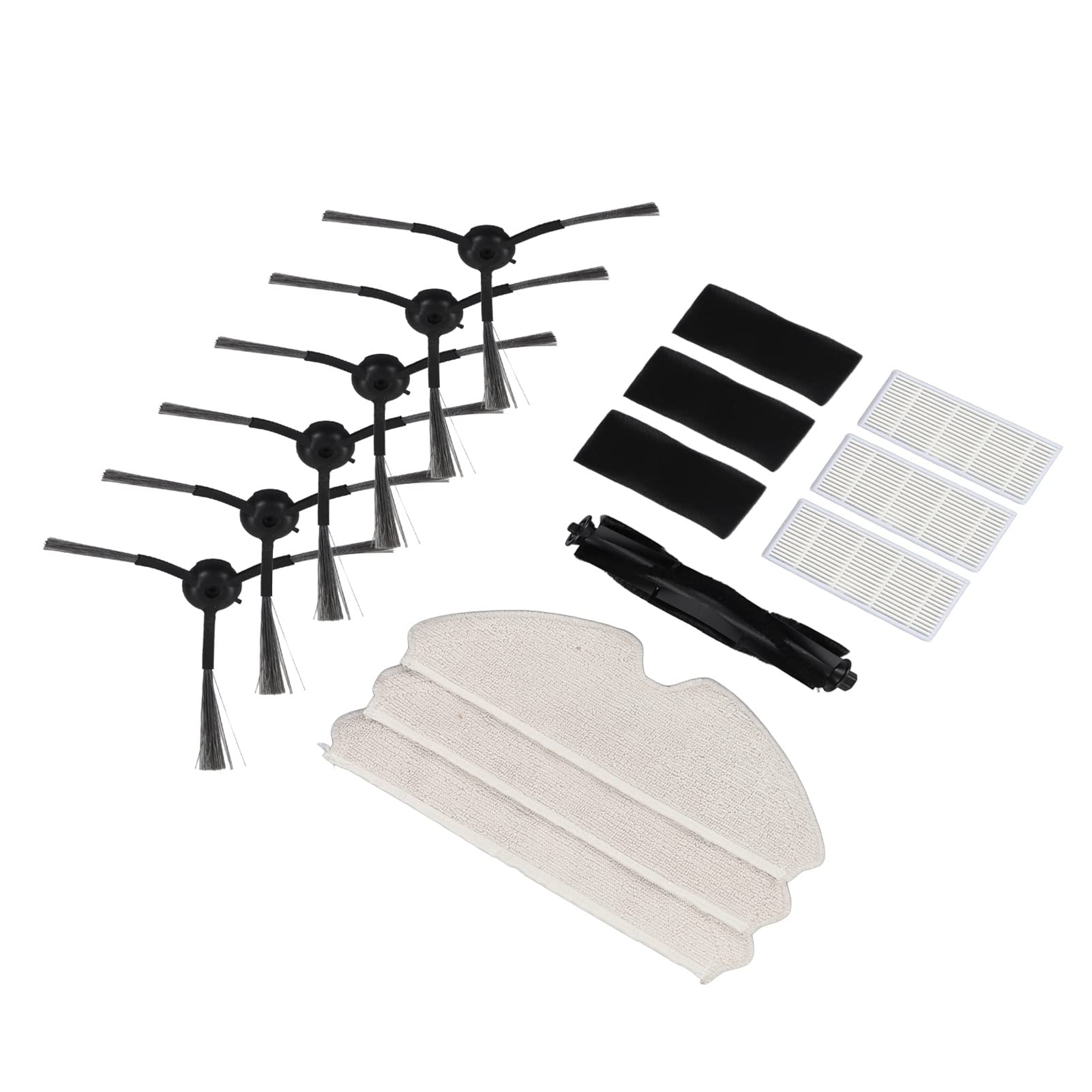 Cosiki Electric Sweeper Replacement Attachments Kit - High Performance Easy Disassembly Accessories for Household Cleaning | Perfect for Hard Floors, Carpets & Pet Hair Removal