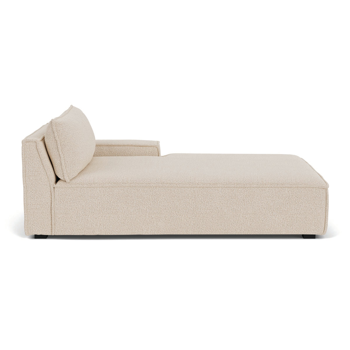 Stylish Daphne Boucle 1-Seater Right Chaise Modular Sofa - Perfect for Small Spaces, Apartments & Cozy Living Rooms
