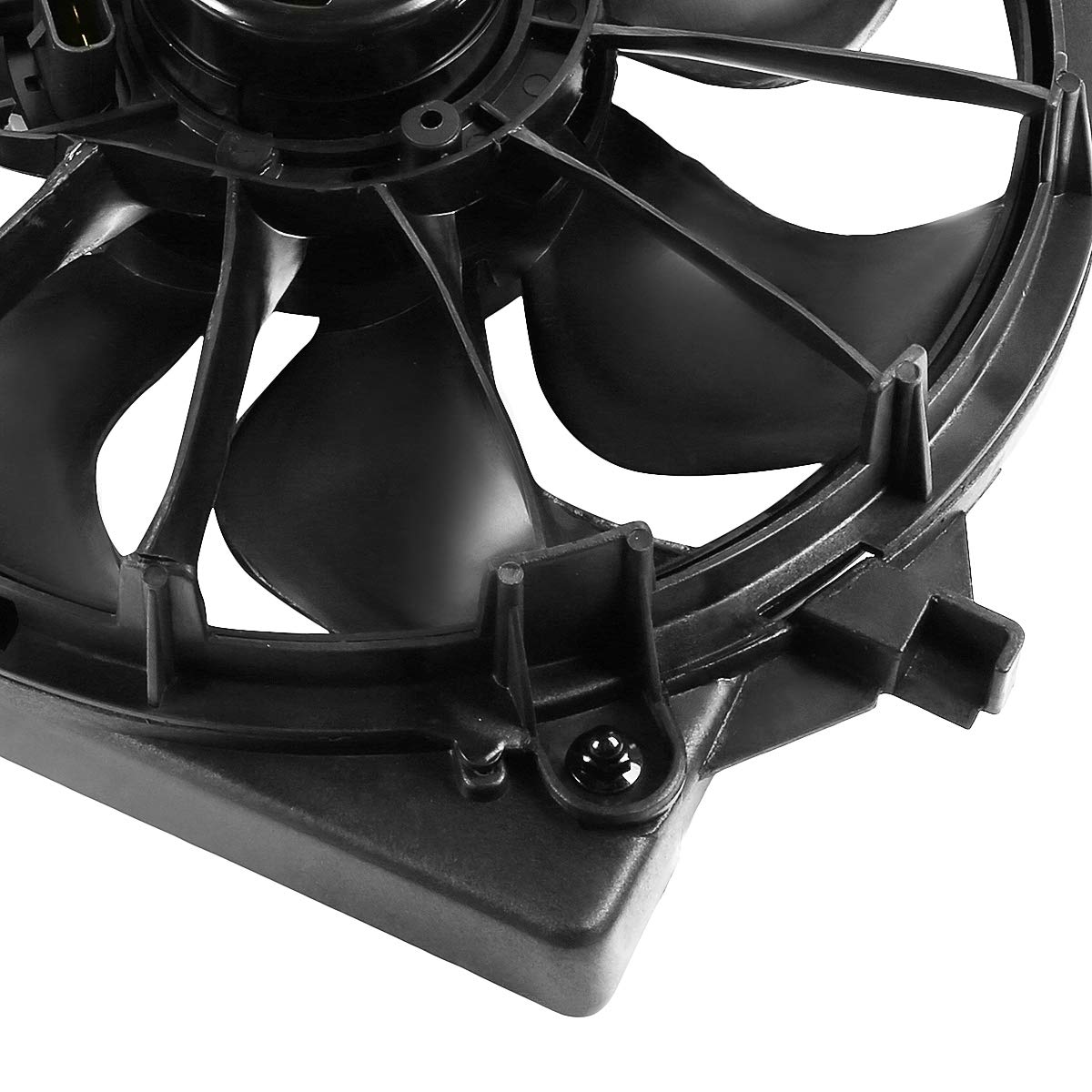 Auto Dynasty GM3115105 OE Style Radiator Cooling Fan Assembly Compatible with 1997-2003 Chevy Malibu, Pontiac Grand Am, Oldsmobile Alero & Cutlass - 2.2L 2.4L 3.1L 3.4L Engines - Perfect for Engine Cooling & Overheating Prevention