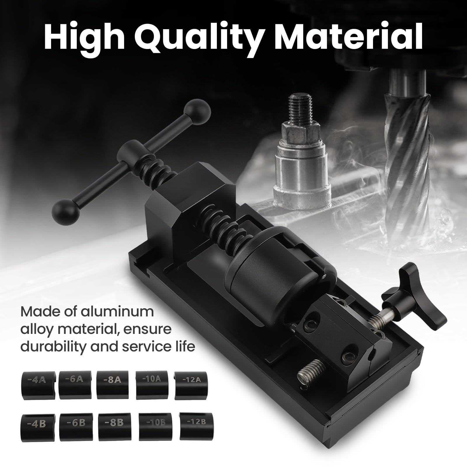 Fuel Line Fittings Installation Tool Kit for 4AN 6AN 8AN 10AN 12AN Connectors - Professional Fuel Hose & Oil Cooling Pipe Connection Set with 5 Pairs of Brackets - Perfect for Automotive, Marine, and Industrial Applications
