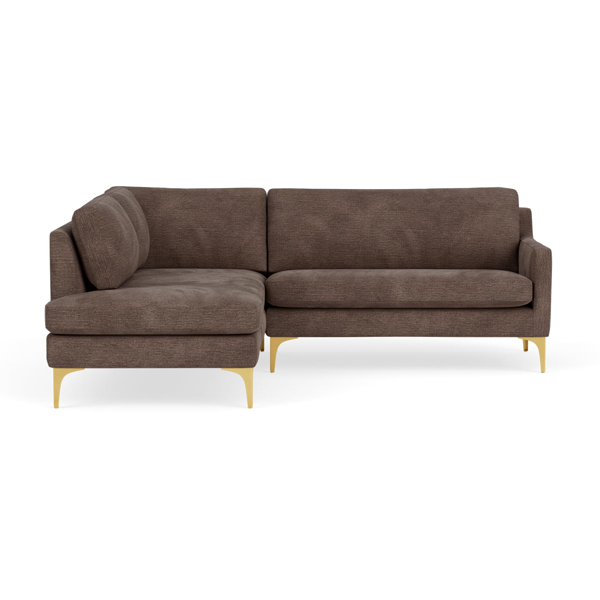 Astha Fabric Left Corner Sofa - Modern L-Shaped Sectional Couch for Living Room, Lounge & Small Spaces | Comfortable Home Furniture for Relaxing & Entertaining