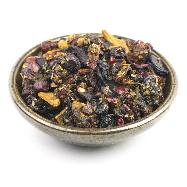 Organic Berries & Spice Herbal Tea - Antioxidant Rich Blend for Relaxation & Wellness - Perfect for Afternoon Tea Time or Evening Relaxation