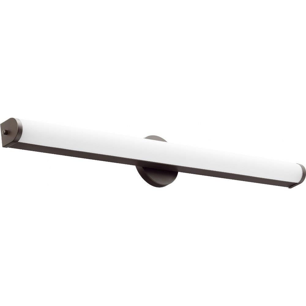 910-35-86 Transitional LED Vanity Mirror in Bronze/Dark Finish - Perfect for Bathroom Makeup & Shaving with Soft Glow Lighting