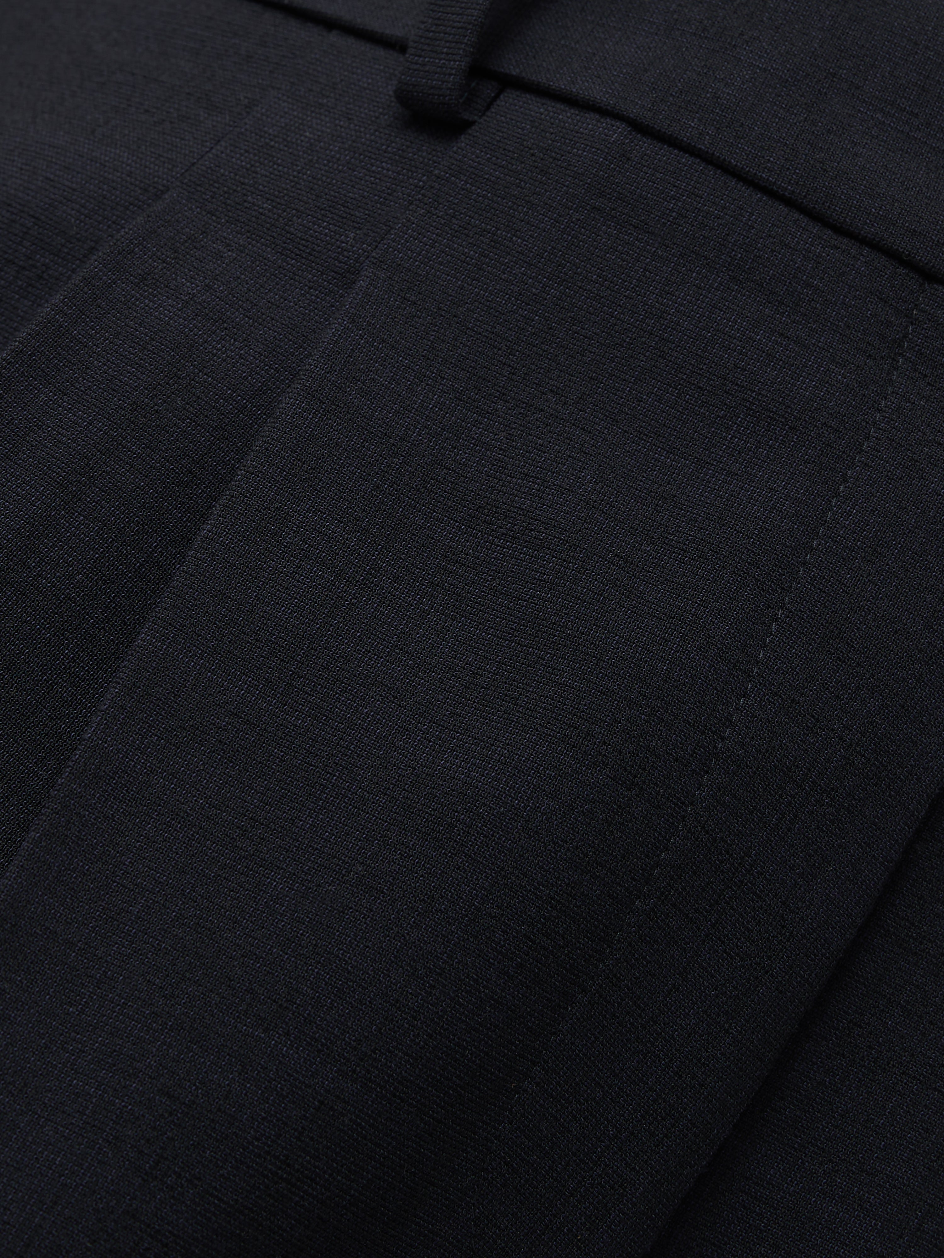 Nik Crosshatch Trouser for Men - Slim Fit Navy Blue Chino Pants | Comfortable Office Wear & Casual Outfit