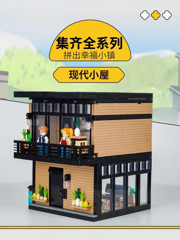 Kalos 61001 Modern House Series - DIY Miniature Dollhouse Kit for Adults & Teens - Perfect for Home Decor, Gift Giving & Collectors
