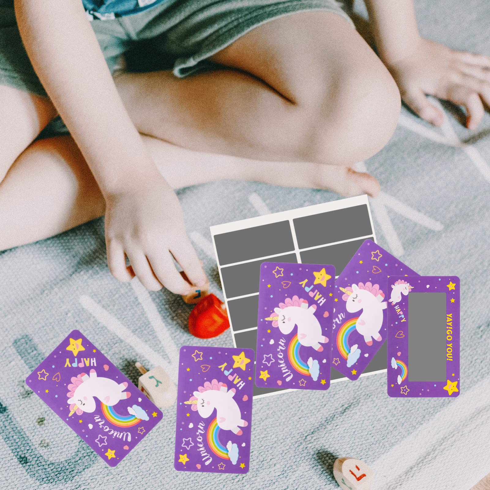 HEMOTON 3 Sets Scratch Art Cards for Kids - Fun Toddler Activity Toys, Birthday Party Favors & Classroom Rewards - Perfect for Arts & Crafts, Party Decorations and Small Business Gifts