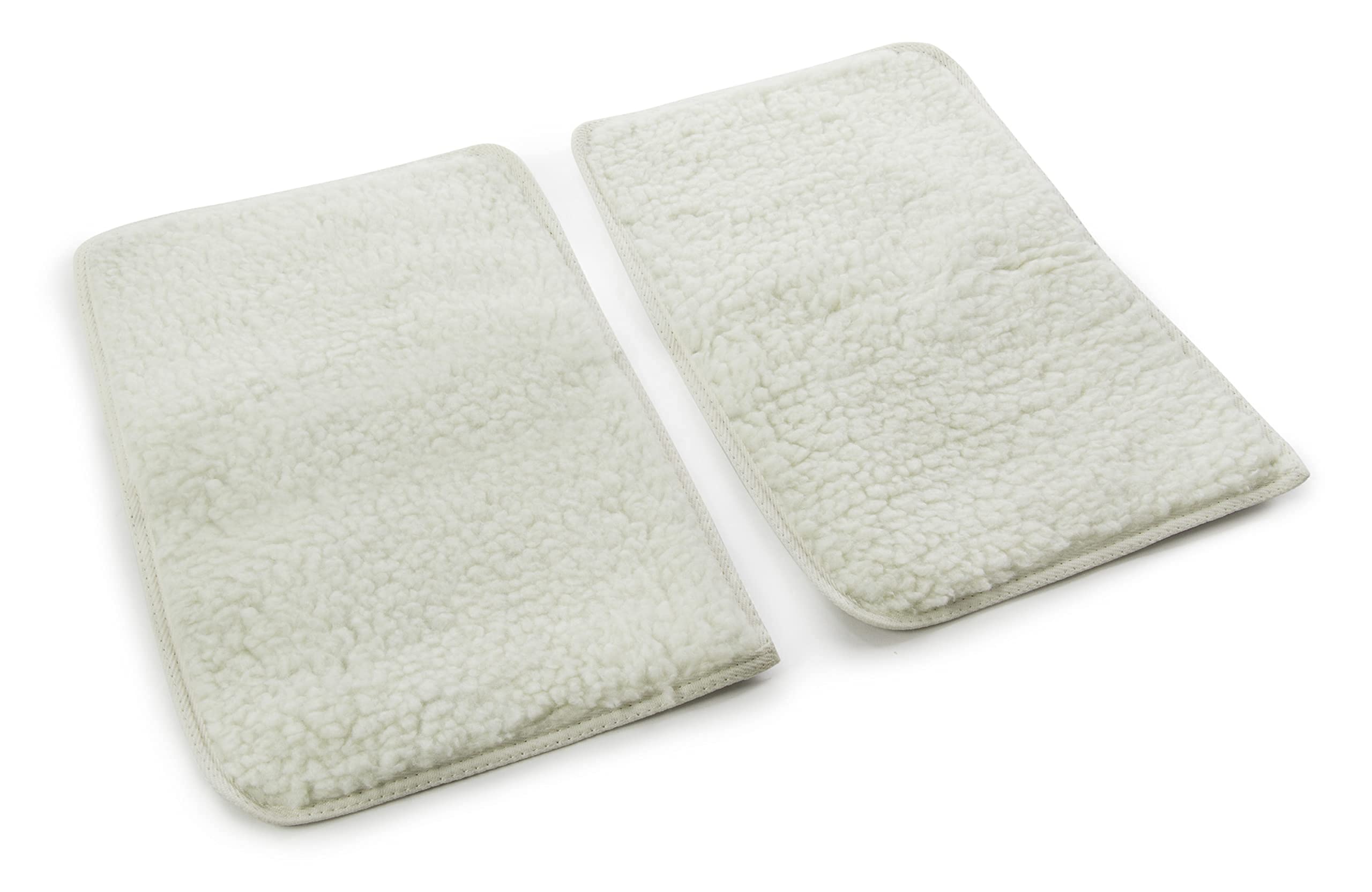 Sherpa (2 Pack) Small White Replacement Liners for Pet Travel Carriers - Soft & Washable for Dogs & Cats - Perfect for Airplane, Car, and Vet Visits