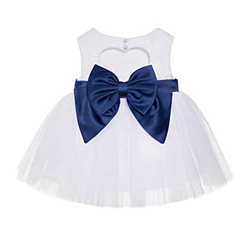 White / Navy Blue