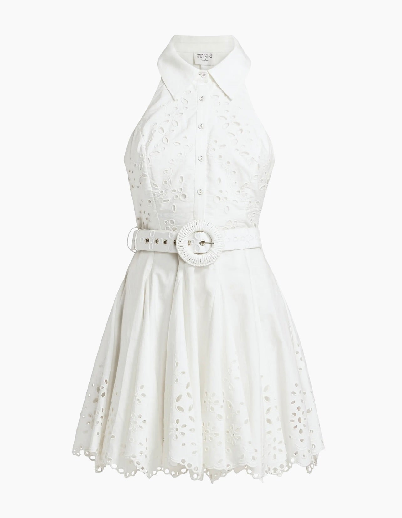 Adya Women's Short White Dress - Casual Summer Mini Dress for Beach, Party & Everyday Wear