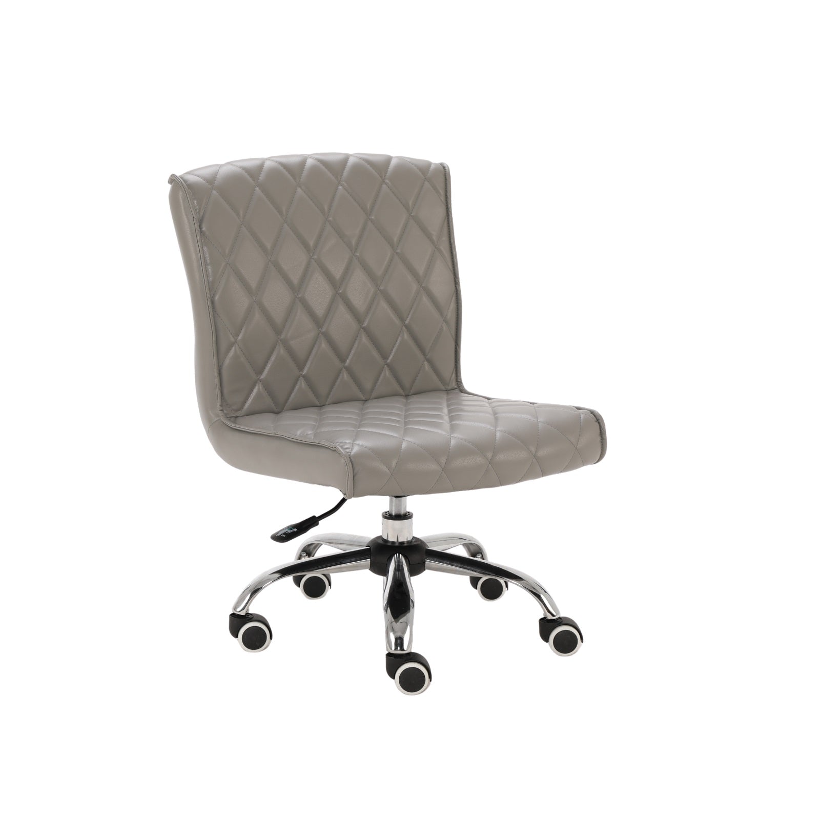 Delia Adjustable Manicure Stool with Backrest - Ergonomic Salon Stool for Nail Technicians & Pedicure - Perfect for Home & Professional Nail Salons