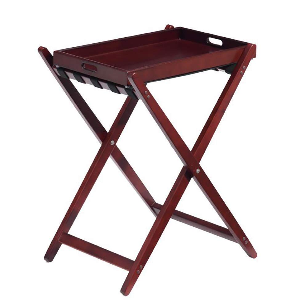 Premium Solid Wood Foldable Luggage Rack - Sturdy Suitcase Stand for Hotels & Home (54×50.5×80cm) - Perfect for Organizing Travel Bags in Bedrooms, Closets & Entryways
