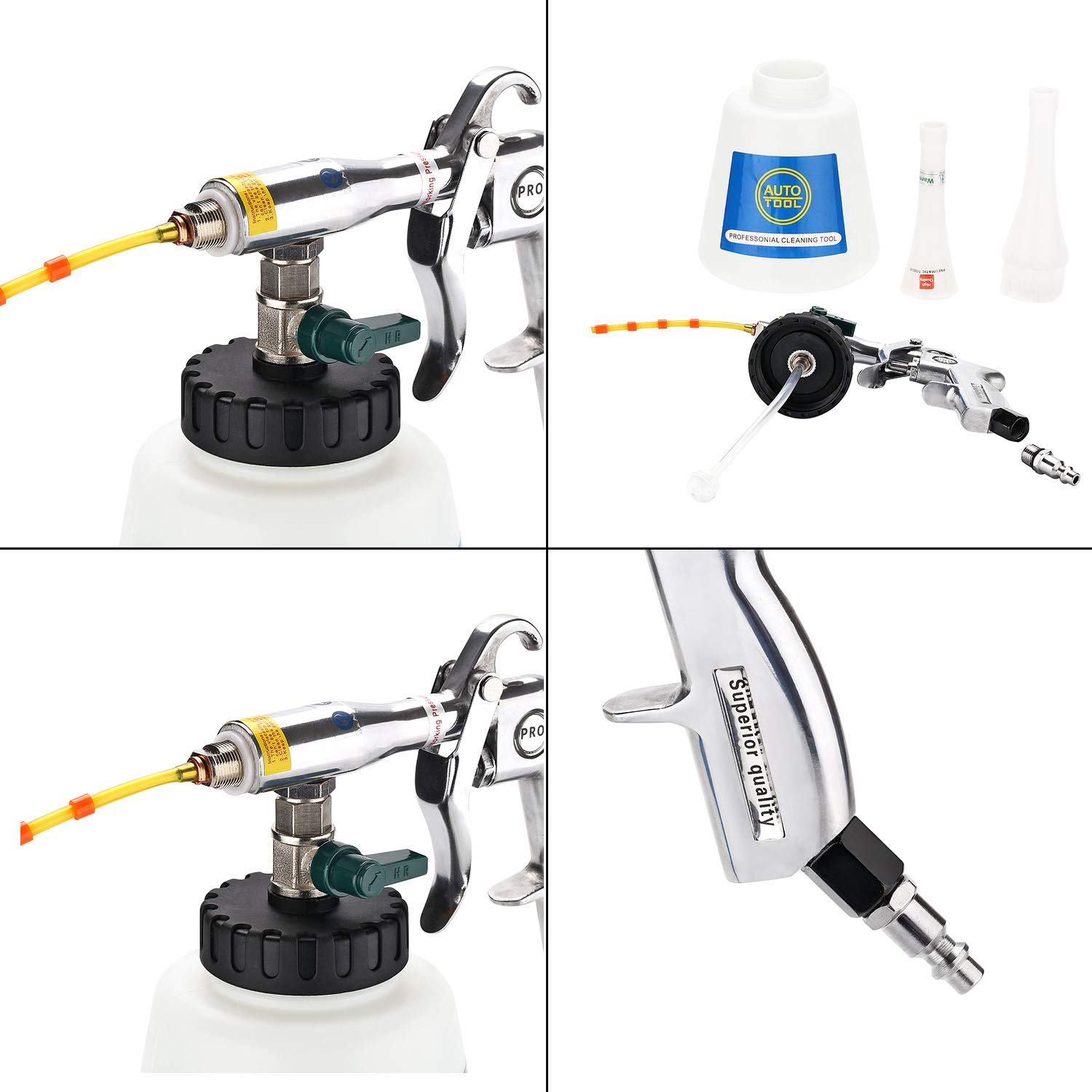 CPROSP Tornado Car Washer - High Pressure Car Cleaning Gun with Turbo Nozzle for Interior & Exterior Washing | Perfect for Home, Car Wash Stations & Auto Detailing