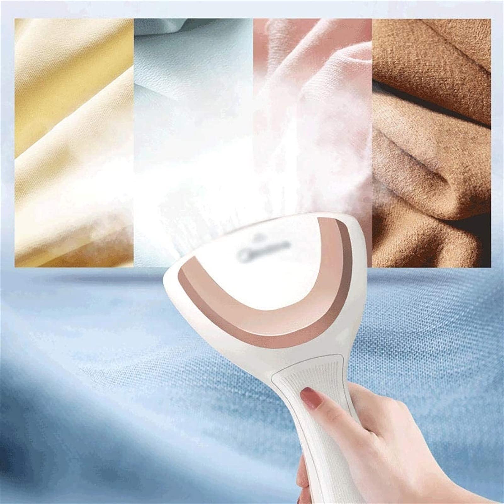 Portable Handheld Clothes Steamer - 1400W Fast Heating Garment Steamer for Wrinkles, Vertical & Horizontal Use - No Ironing Board Needed - Perfect for Home, Travel, and Quick Outfit Refresh
