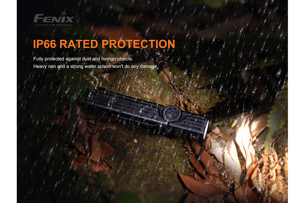 Fenix WT25R Rechargeable LED Flashlight - 1000 Lumens High Brightness, Adjustable Head for Camping, Hiking & Emergency Use
