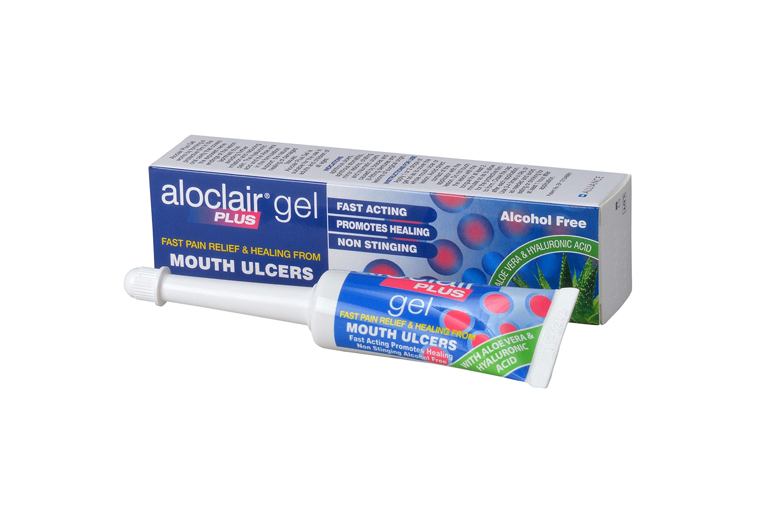 Aloclair 8ml Oral Gel for Mouth Ulcers & Canker Sores - Fast Pain Relief & Healing Treatment for Adults & Kids - Perfect for Home, Travel & First Aid Kits