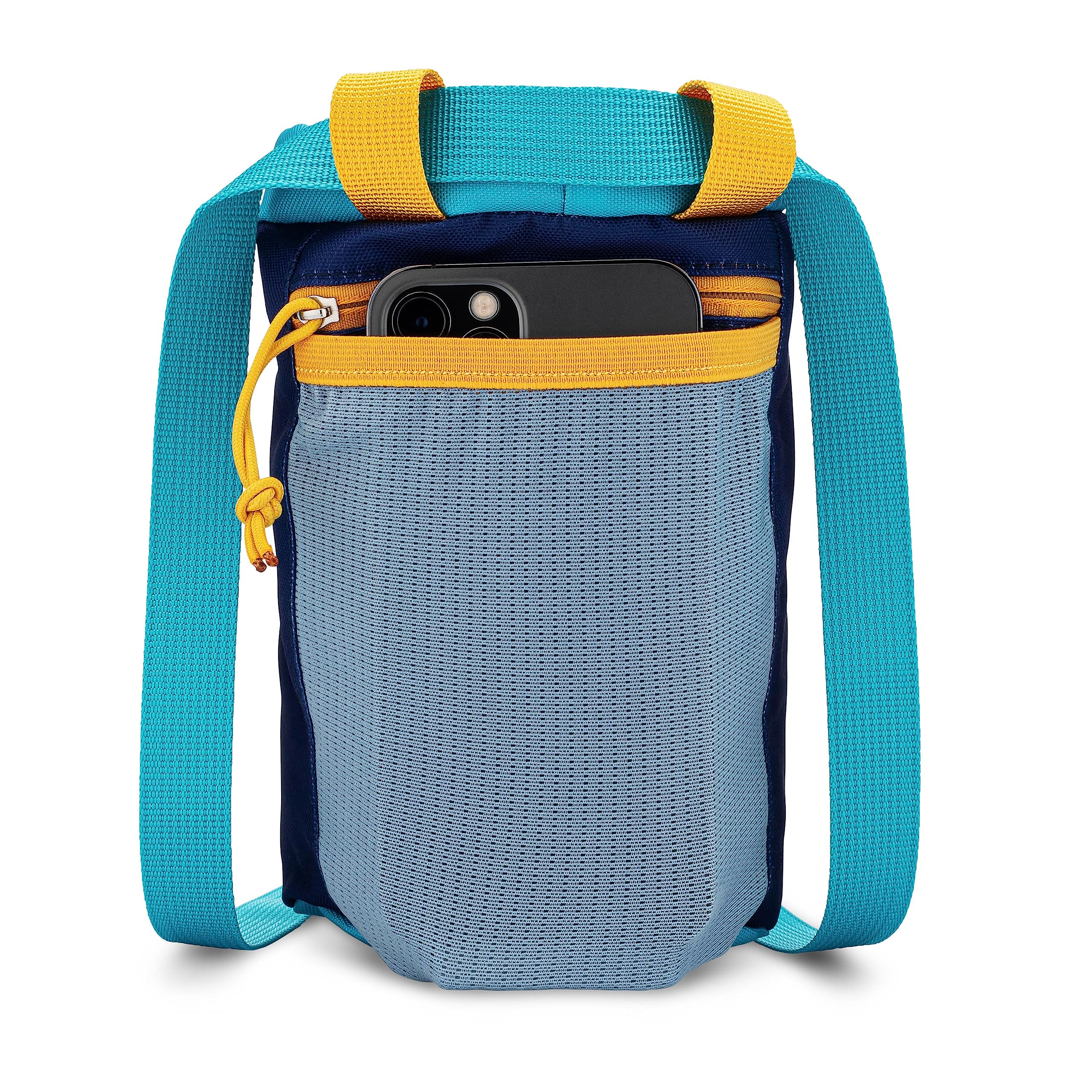 Premium Rock Climbing Chalk Bag with Quick-Clip Belt & Zippered Pockets - Durable Bouldering Chalk Bucket for Indoor/Outdoor Climbing, Gym Training & Mountain Adventures