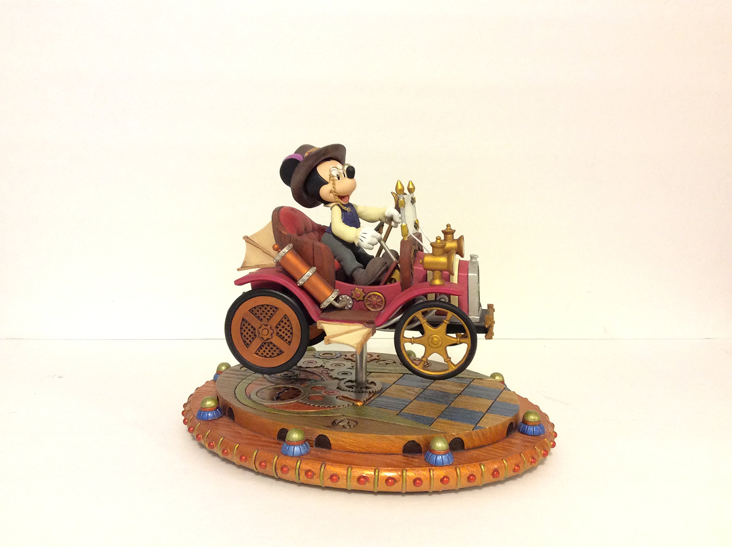 Disney Steampunk Mickey Mouse Figurine - Medium Size Collectible Toy for Disney Parks Fans | Perfect for Home Decor, Office Display, and Gift Giving