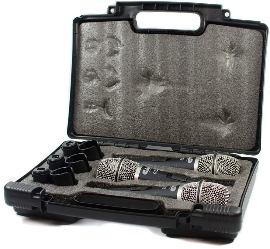 CAD Audio CADLive D32 Supercardioid Dynamic Microphone - 3 Pack for Podcasting, Live Streaming & Studio Recording - Professional Vocal Mic for Singers, YouTubers & Broadcasters
