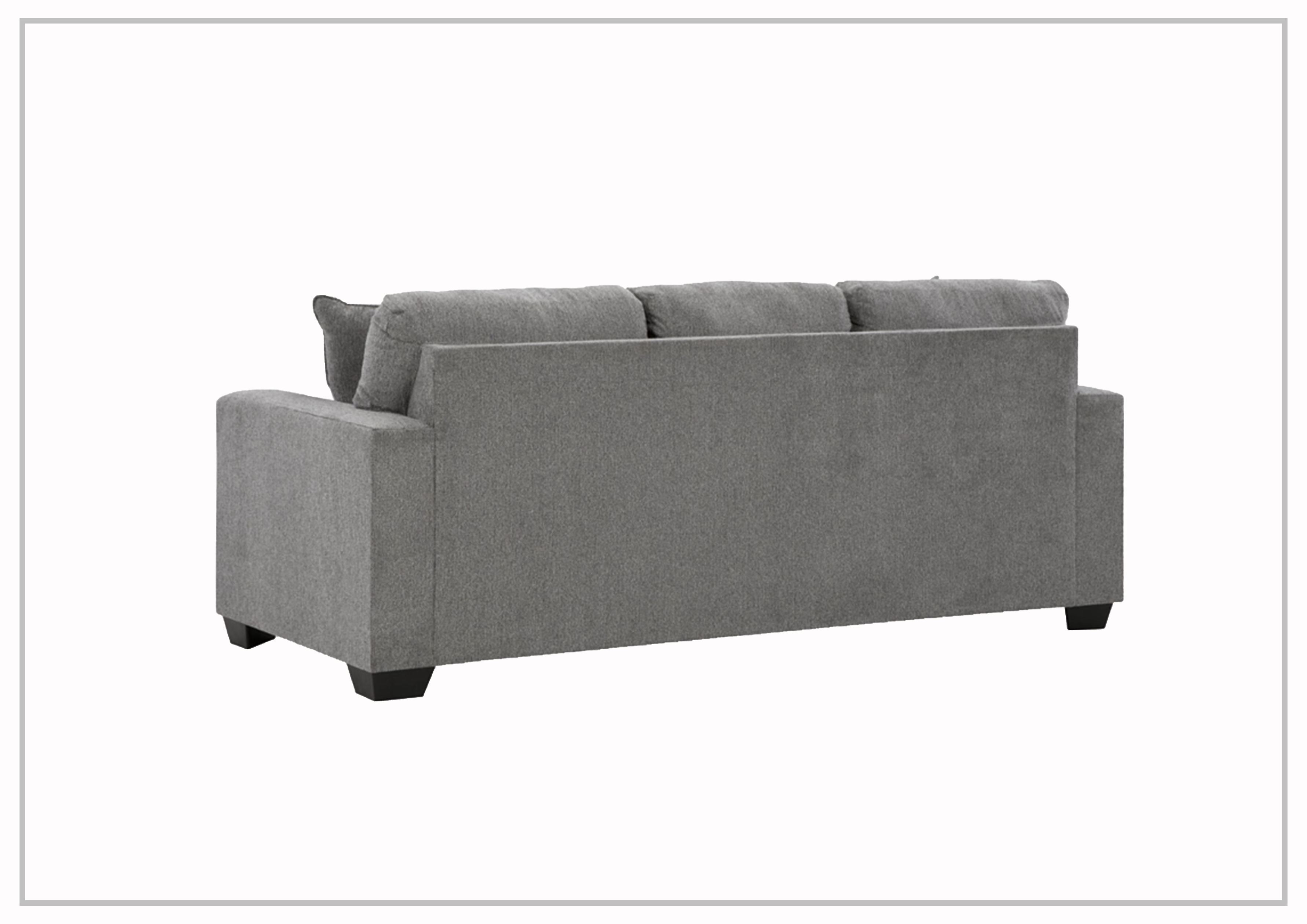 Gio Italia Dolce Queen Fabric Sleeper Sofa - Graphite & Parchment Convertible Sofa Bed for Small Spaces | Perfect for Guest Rooms, Apartments & Home Offices