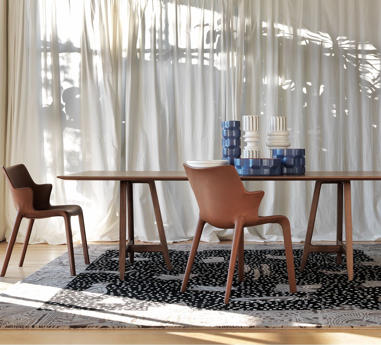 Driade Easel Dining Table - Modern & Stylish Wooden Table for Home, Kitchen, or Restaurant | Perfect for Dining, Entertaining & Small Spaces