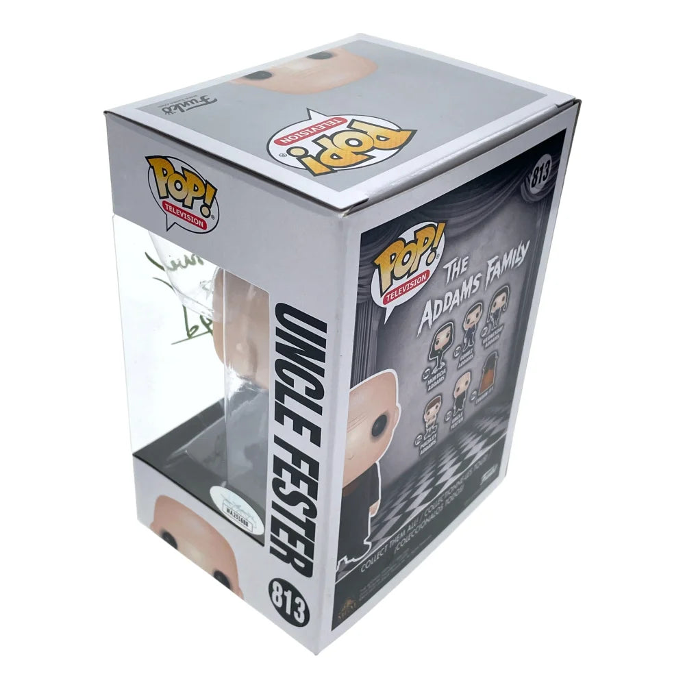 Christopher Lloyd Autographed Funko Pop! Uncle Fester #813 - The Addams Family Collectible with JSA COA - Perfect for Horror Movie Fans & Pop Culture Collectors