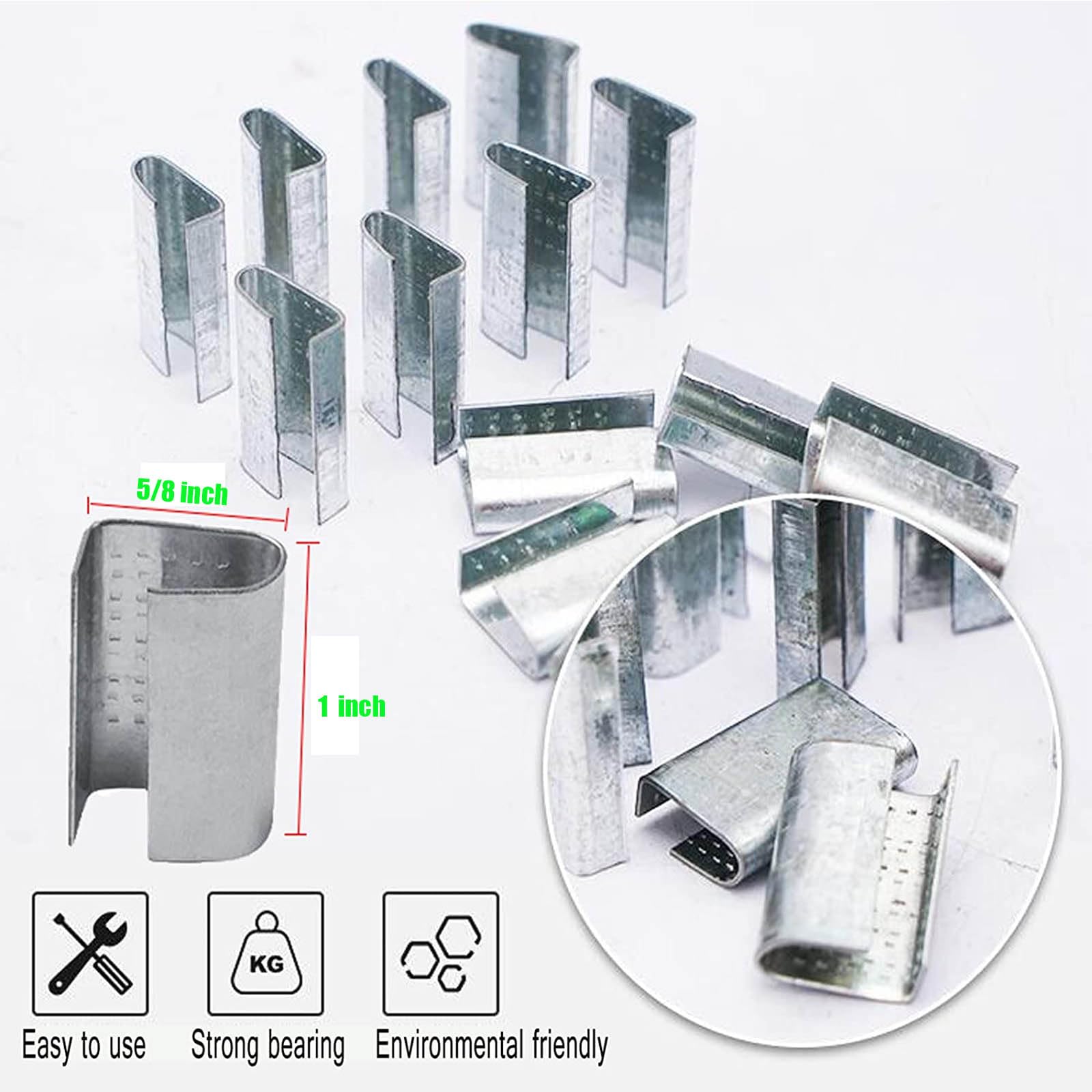 Heavy Duty PP Plastic Strapping Kit - Packaging Strapping Banding Tensioning Tool with Sealer for Secure Shipping, Warehouse & Logistics Use