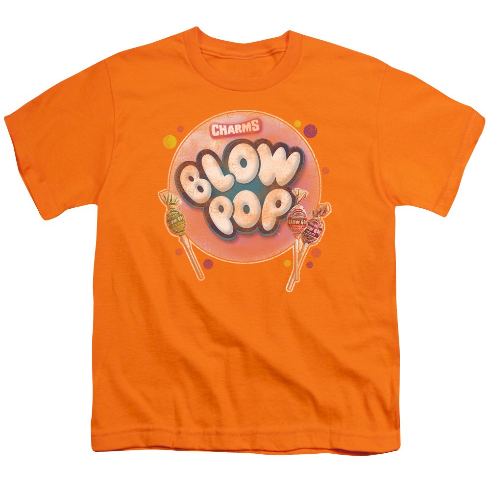 Tootsie Roll Blow Pop Bubble Gum Unisex Youth T-Shirt for Boys & Girls - Fun Candy Themed Shirt for Kids Birthday Parties & Halloween Costumes