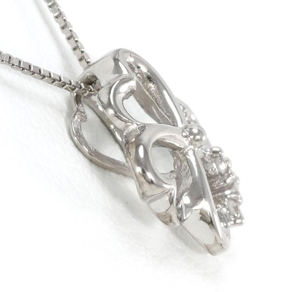 14K White Gold Diamond Necklace for Women - Elegant Pendant Jewelry Gift for Anniversary, Wedding & Special Occasions