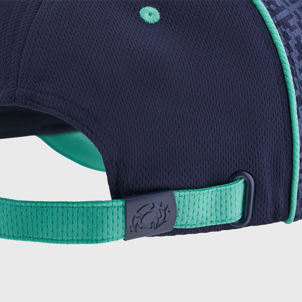 Scotland Rugby Baseball Cap - Macron Navy & Green Adjustable Snapback Hat for Men & Women - Perfect for Rugby Games, Sports Events & Casual Wear