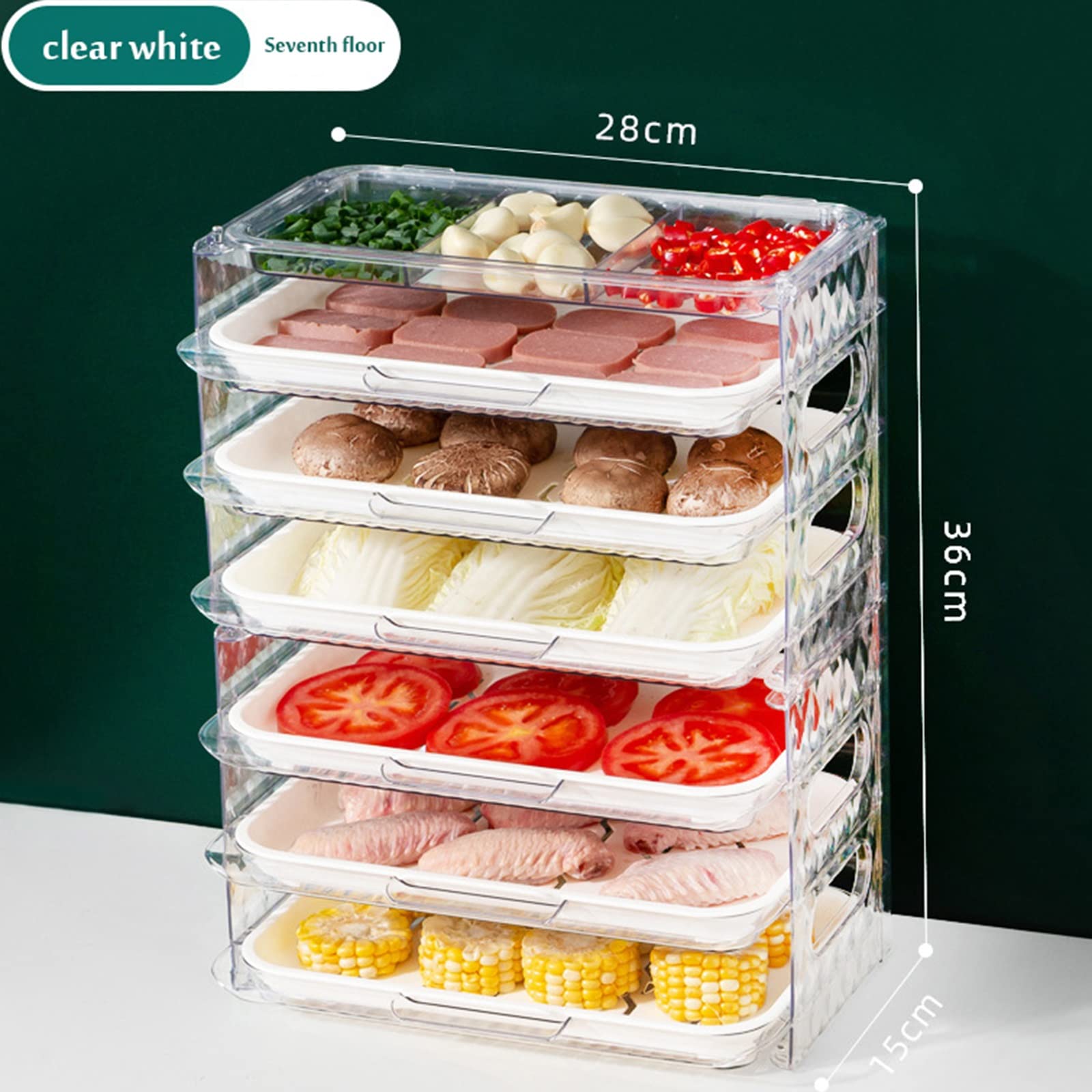 Foldable Multi-Layer Dish Drying Rack - Wall Mounted Kitchen Organizer for Fruits, Vegetables & Hot Pot Dishes (White, 28x15x36cm) - Space Saving Storage Solution for Small Kitchens & Apartments