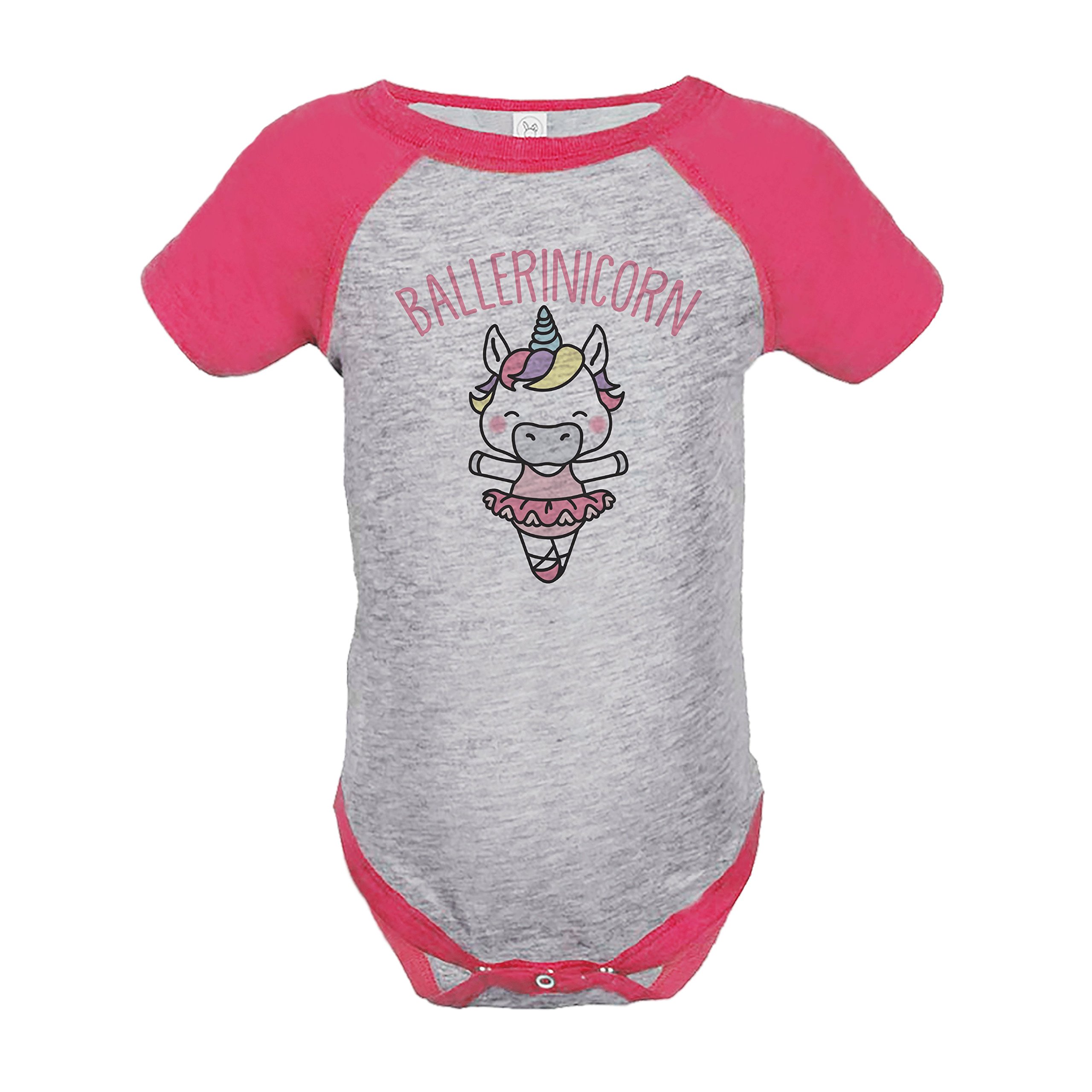 7 ate 9 Apparel Girls' Ballet Unicorn Onesie - Pink Tutu Leotard for Toddler Dance Class & Birthday Party Outfit
