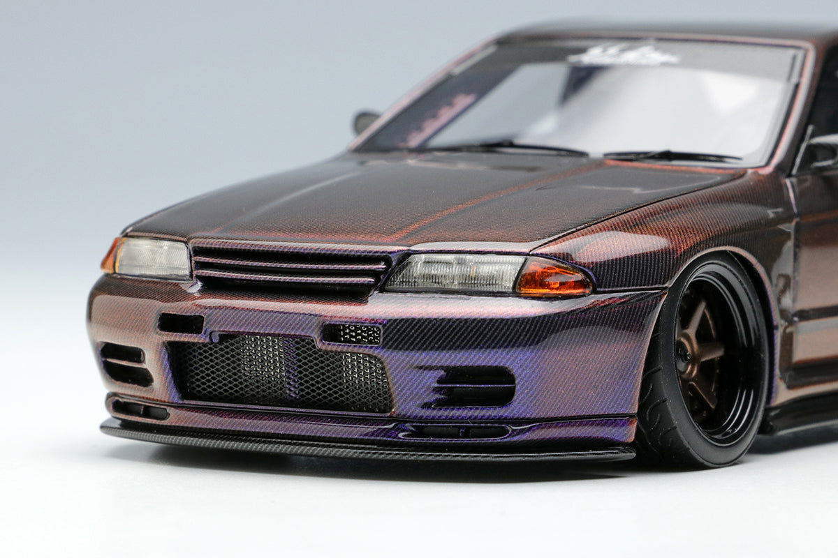 1:43 Scale Nissan Skyline GT-R (BNR32) Full Dry Carbon Model - SEMA 2022 Limited Edition | Collectible Diecast Car for Display, Racing Enthusiasts & Car Model Collections
