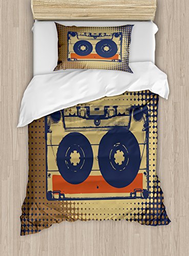 Night Blue Tan Orange