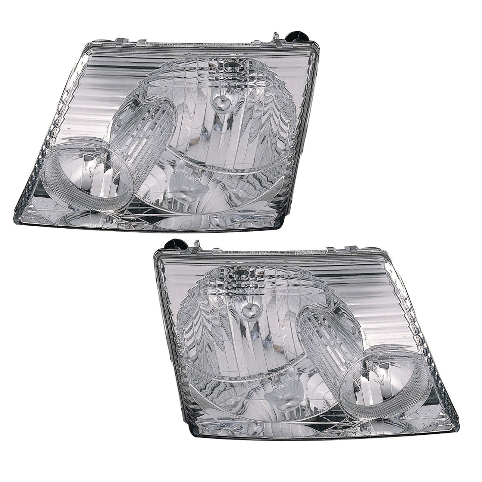 2-Pack LED Headlights Replacement Kit Compatible with 2002-2005 Ford Explorer 4-Door - High Brightness Waterproof Headlamps for Night Driving & Off-Road Adventures
