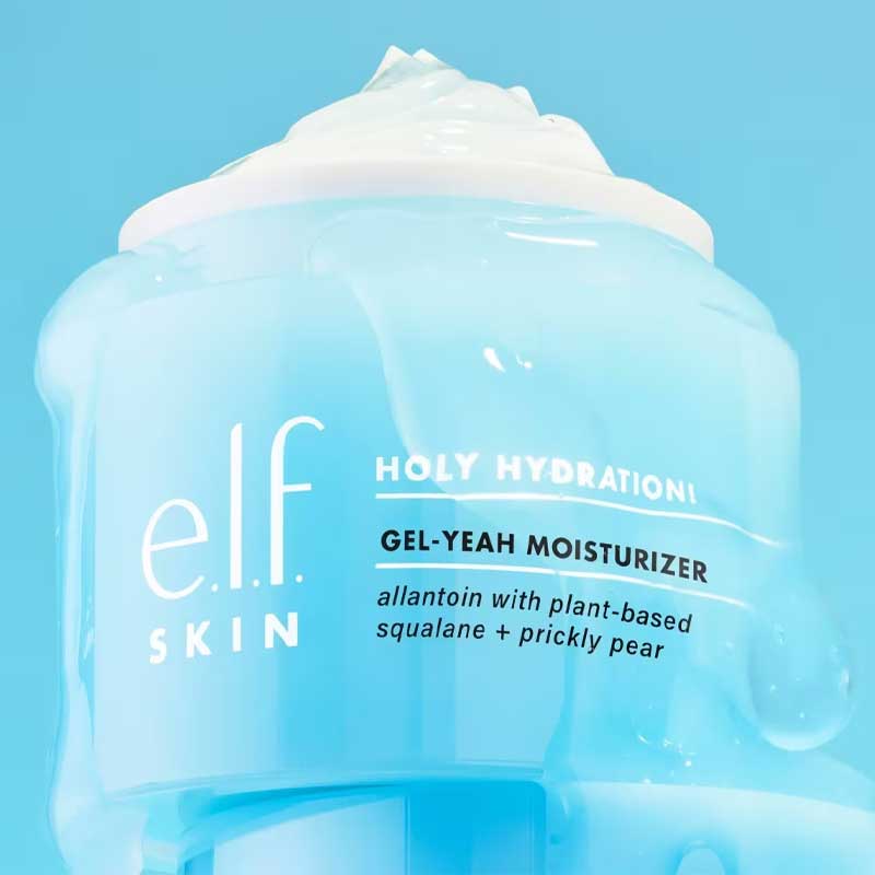 e.l.f. Skin Holy Hydration! Gel Yeah Moisturizer - Hydrating Face Cream for Dry Skin | Daily Moisturizing Gel for Glowing Skin | Perfect for Morning & Night Skincare Routine