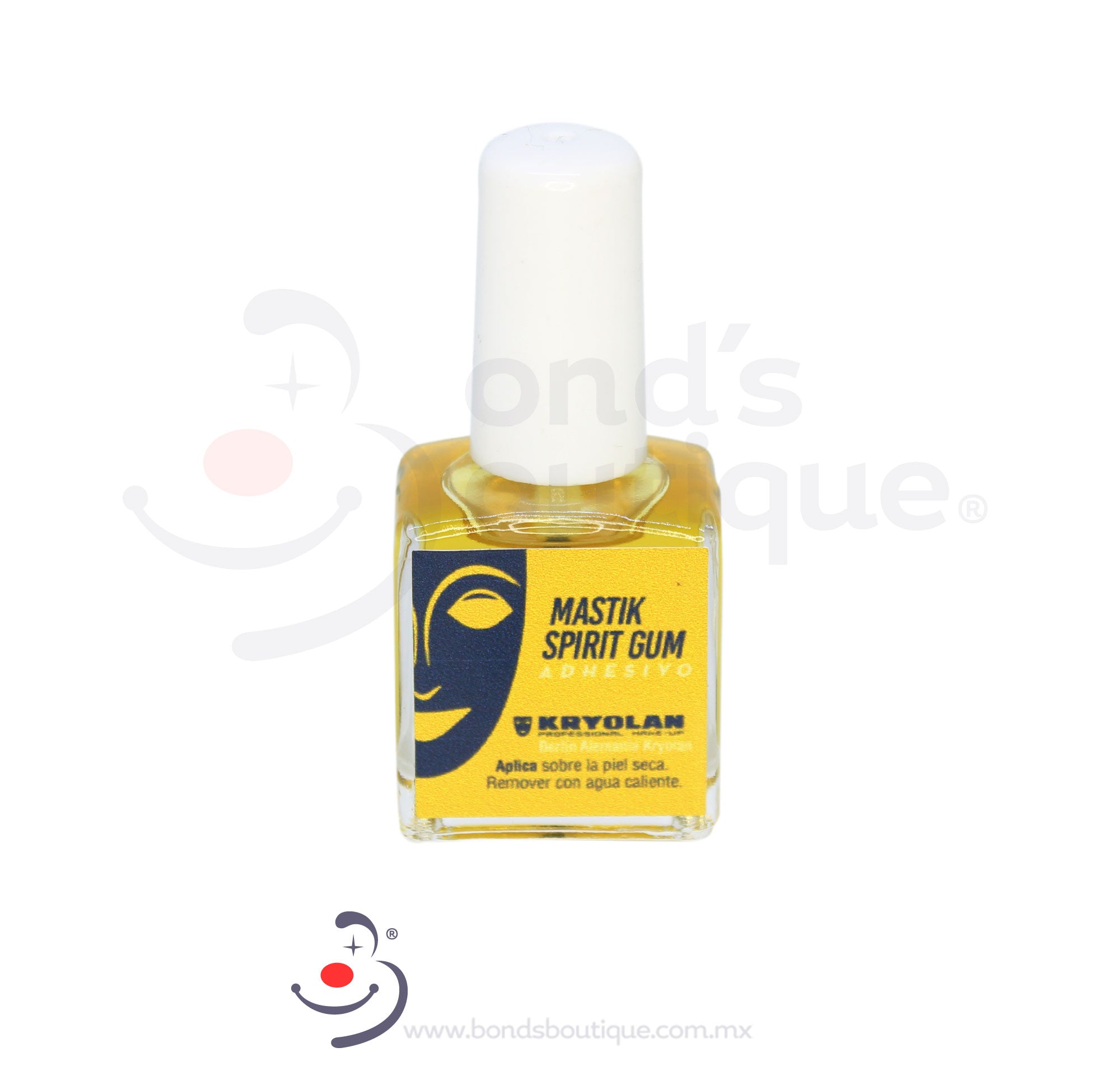 Kryolan Professional Makeup Adhesive - Waterproof & Long-Lasting Glue for Special FX, Prosthetics & Wigs | Ideal for Halloween, Cosplay & Theater Performances