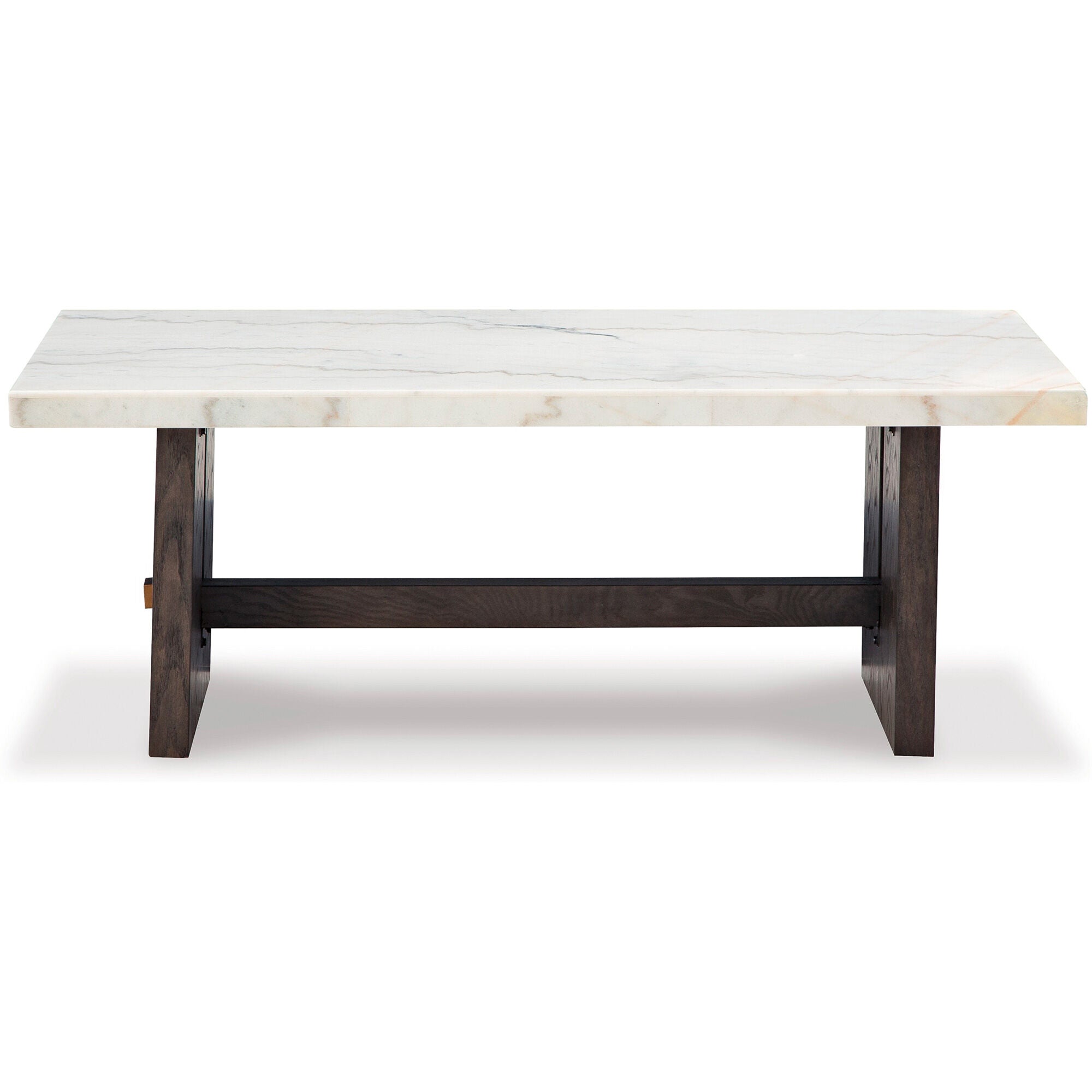 Modern Burkhaus Coffee Table - Mid-Century Style Living Room Center Table with Storage Shelf - Perfect for Small Spaces, Apartments & Cozy Home Decor