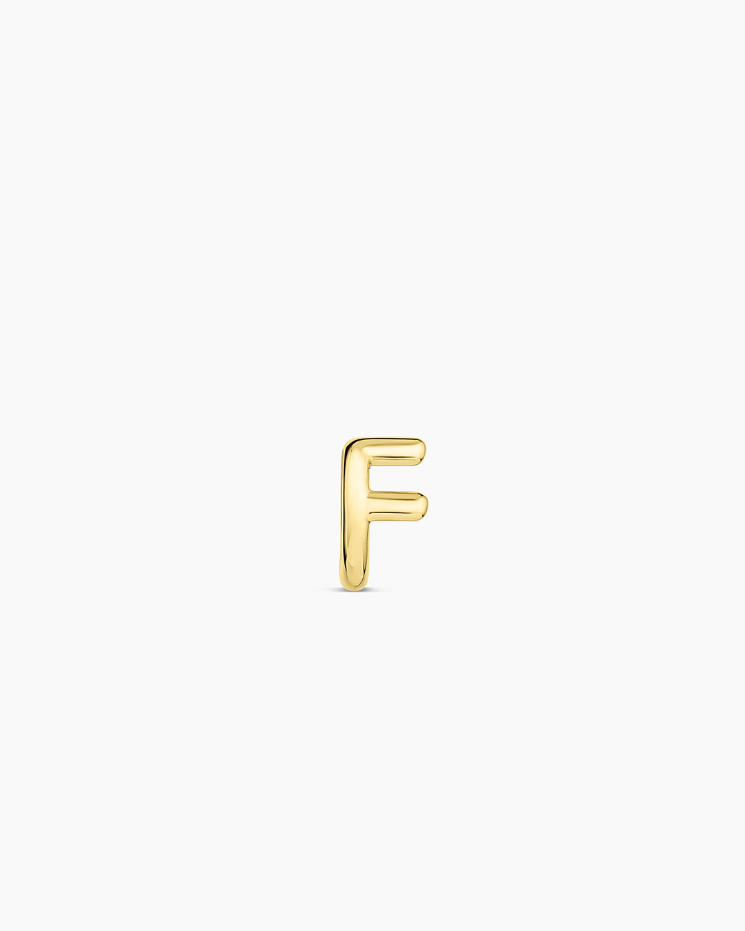 Alphabet Single Huggie Earrings - Minimalist Gold Plated Initial Letter Studs for Women - Perfect for Everyday Wear, Gifts & Special Occasions