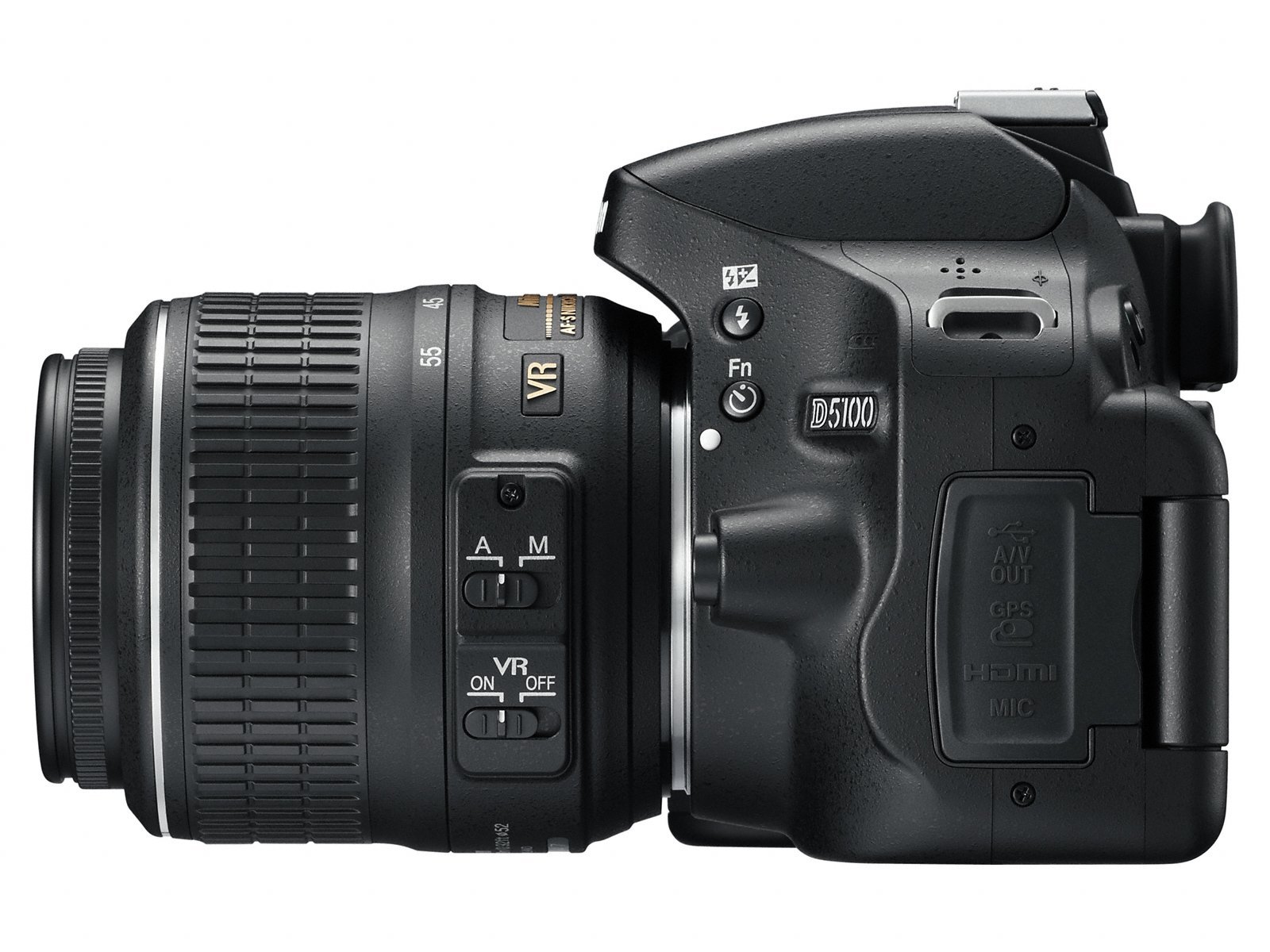 Nikon D5100 16.2MP Digital SLR Camera with 18-55mm VR Lens Kit (Renewed) - Perfect for Photography Enthusiasts, Travel & Portrait Shots
